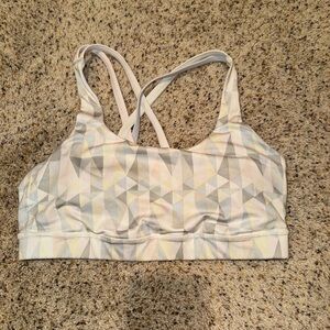 Lululemon geometric energy bra